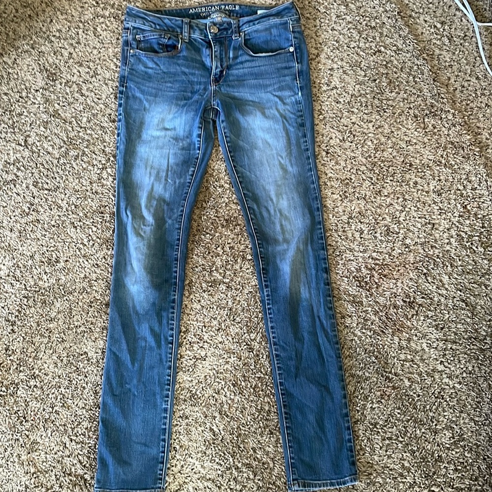 American eagle skinny jeans low rise